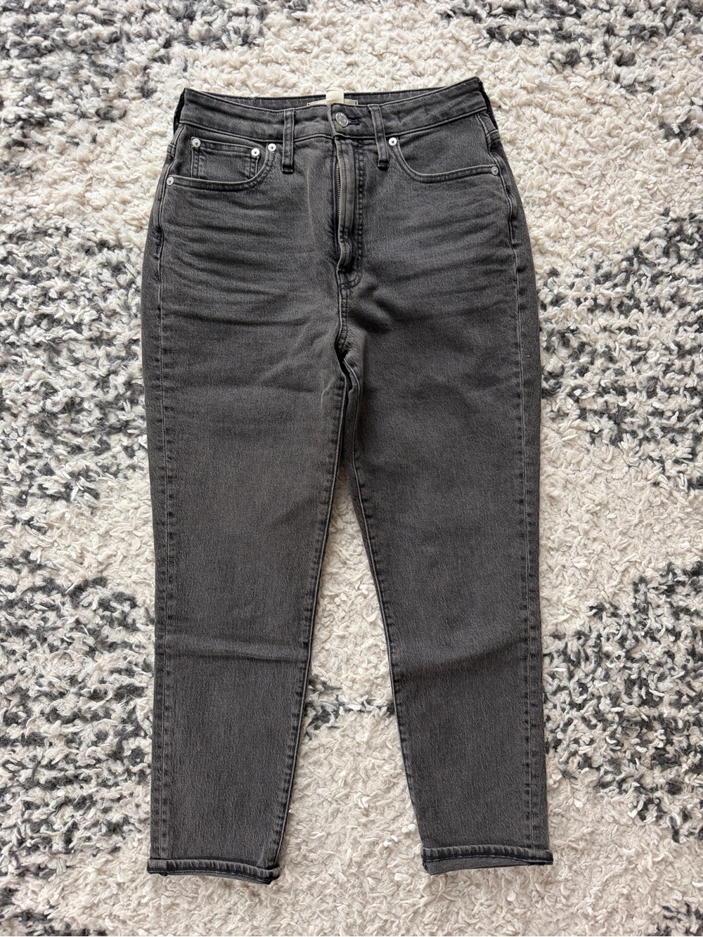 Madewell Curvy Perfect Vintage Jean in Washed Black
